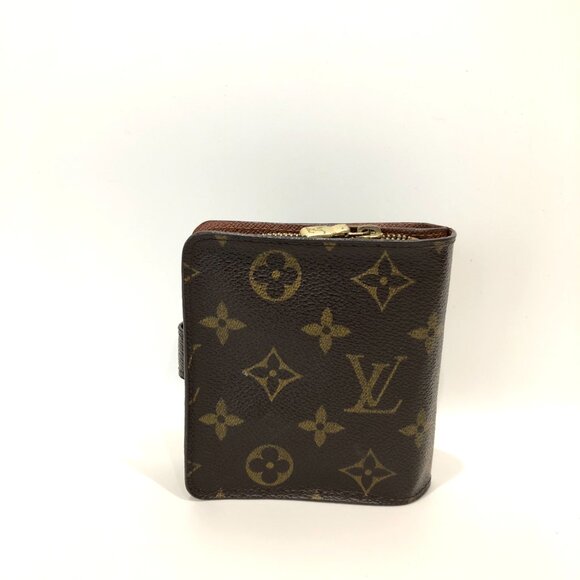 Louis Vuitton Monogram Compact Zip Wallet Sku#85597 (gently used, initial) - Picture 3 of 15
